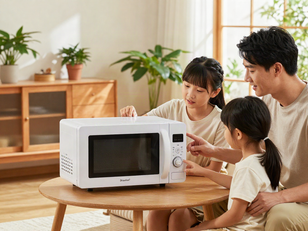 Traitement du bois avec le dispositif Shashel® en famille dans un salon accueillant.